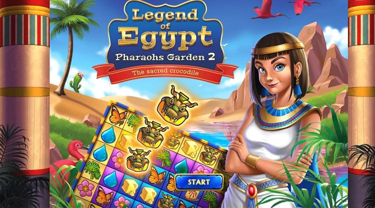 Legend of Egypt 6: Pharaohs Garden 2. The sacred crocodile